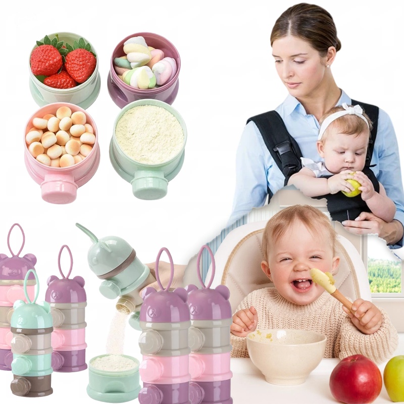 Food Snacks For Toddlers - Caixa de leite em pó colorida