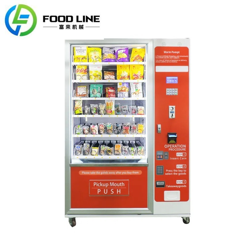 Máquina de Venda Automática Pe - Food Snacks Vending Machine avaliação e preço