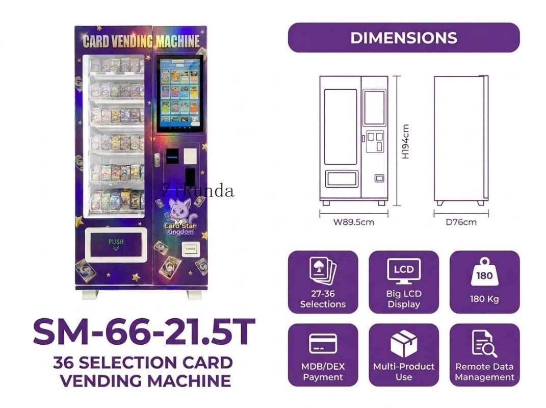Produtos de beleza, máquinas d - Food Snacks Vending Machine avaliação e preço